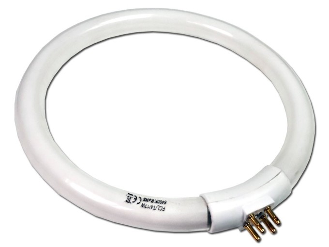 Náhradná kruhová žiarivka T4 12W pre stolné lupy