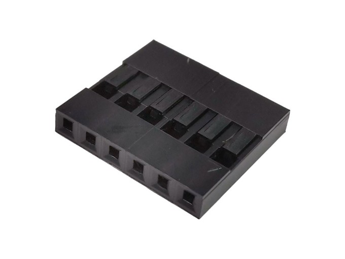 Zásuvka BLS 06, 6 PIN, Dupont, 2,54 mm