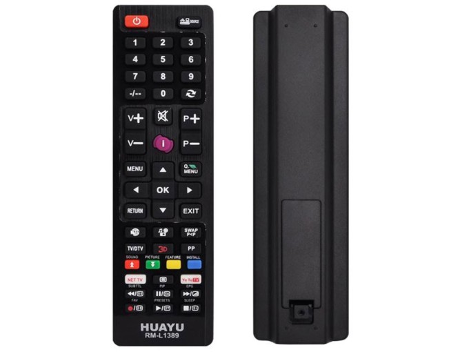 Univerzálny diaľkový ovládač HUAYU RM-L1389 za RC4558 Vestel