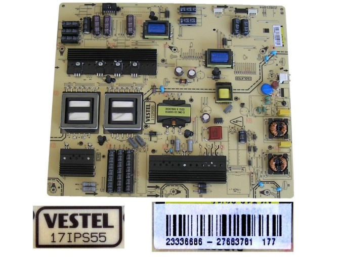 LCD modul zdroj 17IPS55 SMPS POWER BOARD Vestel 23336686