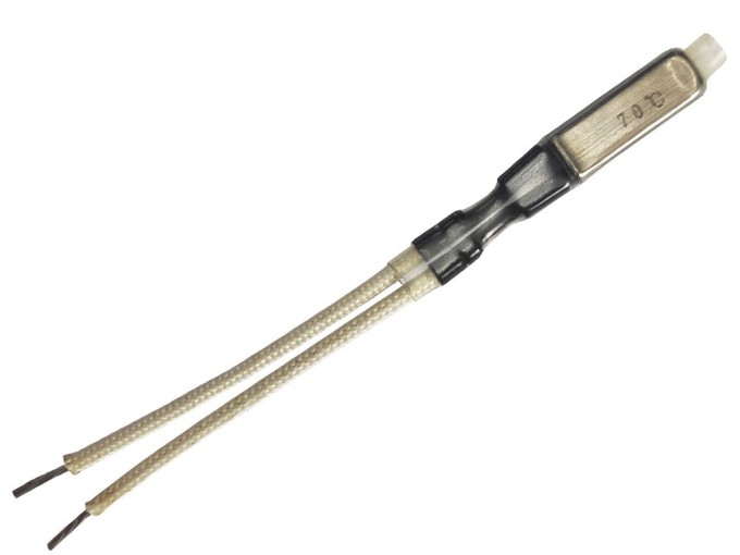 Termostat 70°C 2A/250V Rozpínací Kovový