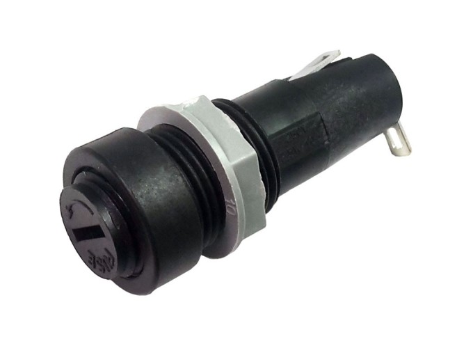 Pojistkový držiak do panelu 5x20mm