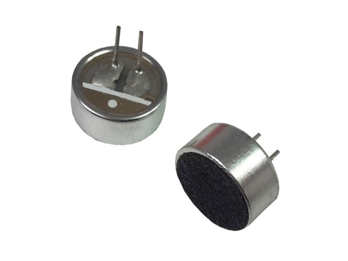 Elektretový mikrofon MCE-202, 40-15000Hz, 1,5V, 0,5mA