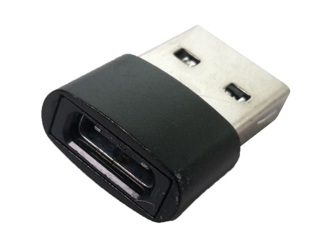 Adaptér USB-C na USB-A čierny