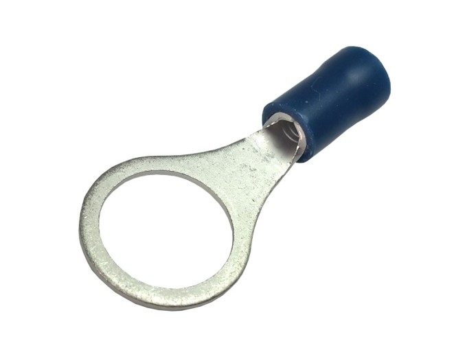 Krimpovacie očko M10 na kábel - modré