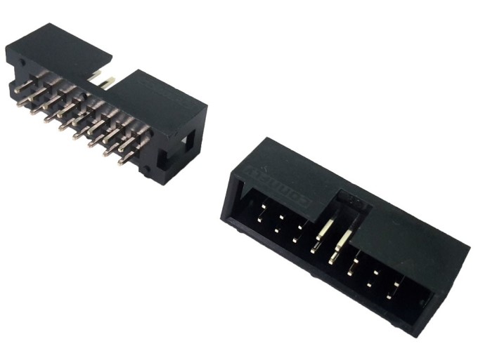 Zásuvka pozlátená 16 pin do PCB