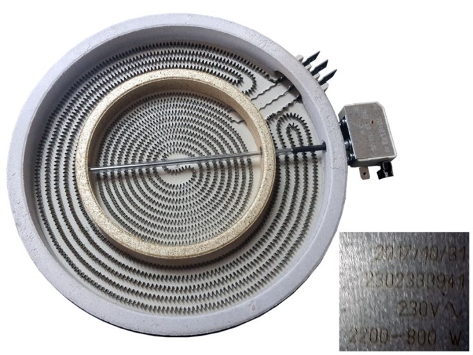 Topenie hniezdo Gorenje 940244 pre sklokeramické varné dosky, 2200W / 800W