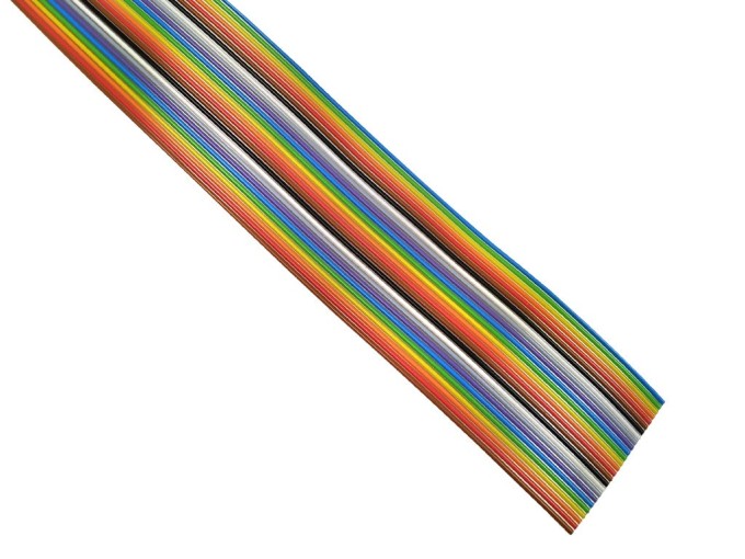 Ploché viacžilové káble 26x28AWG, Cu, nestínene