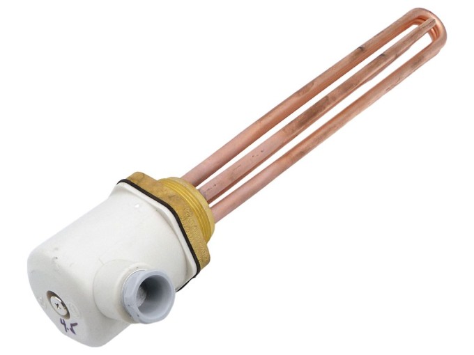 Tepelné teleso 4,5 kW 230/400 V meď (kľúč 65)