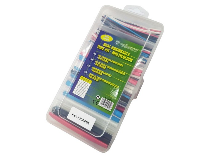 Sada teplom zmrštiteľných bužírek 170 ks