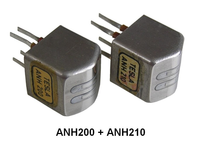 Sada záznamovej a snímacej hlavy ANH200 a ANH210 pre Tesla B115, B116, CM130