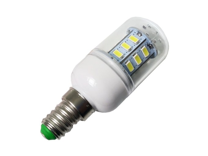 LED žiarovka E14 10W 12V-85V studená biela