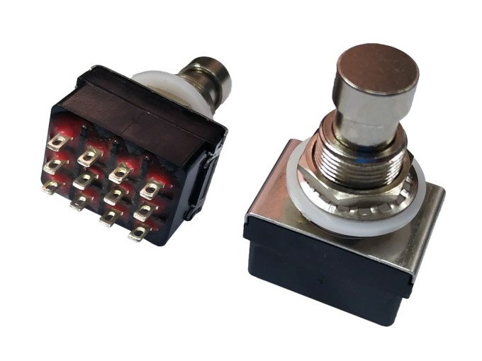 Nožný spínač PBS-24-412 250V / 2A s aretáciou