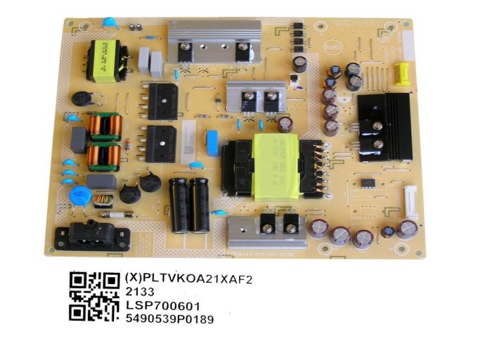 LCD Power Supply Board Philips PLTVKOA21XAF2 715GB443-P01-001-003M