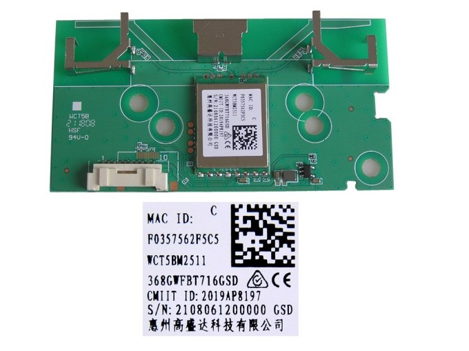 WiFi LCD LED modul Philips WCT5BM2511