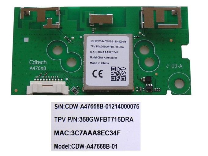 WiFi LCD LED Modul Philips CDW-A47668B-01