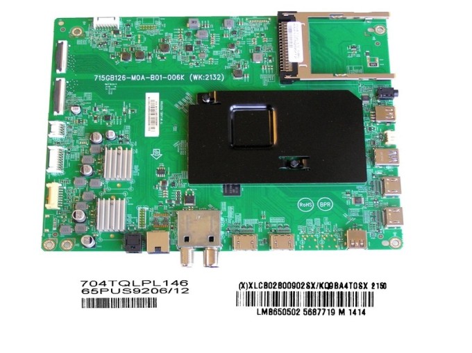 Základná doska Philips XLCB02B00902SX/KQ9BA4T0SX - Main board assy 715GB126-M0A-B01-006K