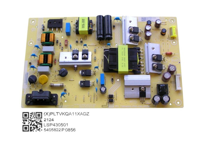 LCD Modul Zdroj Philips PLTVKQA11XADZ - SMPS Power Supply Board 715GA052-P02-010-003M