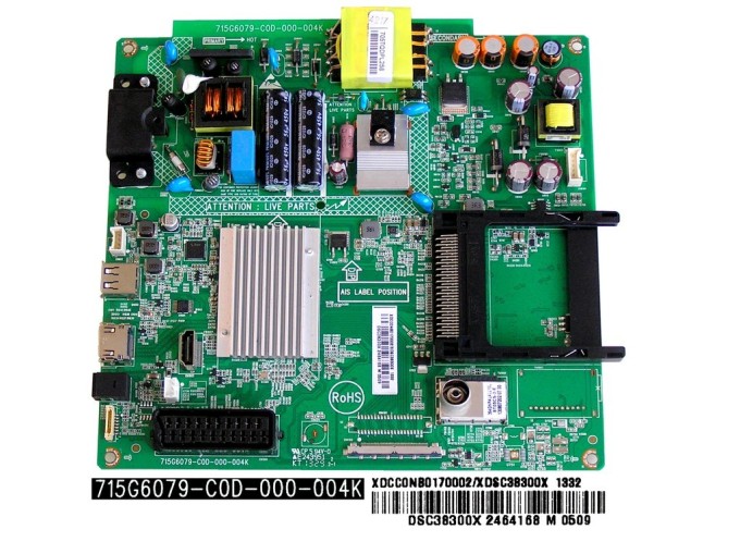 Základná doska Philips XDCC0NB0170002 / 715G6079-C0D-000-004K pre LED TV