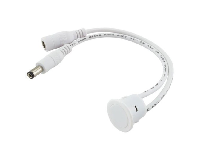 Dotykový stmievač pre LED pásky 12-24V, 4A, biely