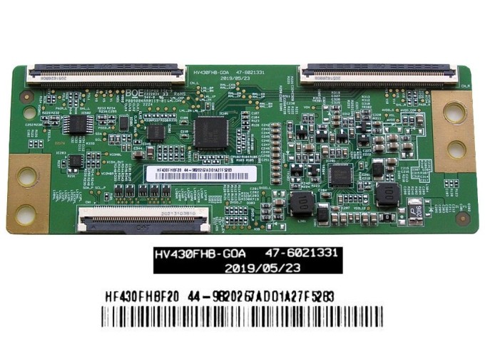 LCD T-CON modul HV430FHB-GOA / TCON HF430FHBF20 / 44-98202367