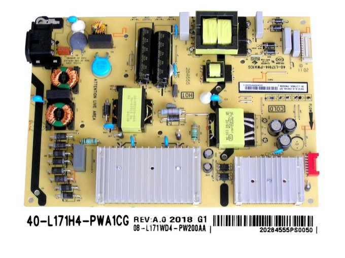 LCD modul zdroj TCL 08-L171WD4-PW200AA / SMPS napájací doska 40-L171H4-PWA1CG