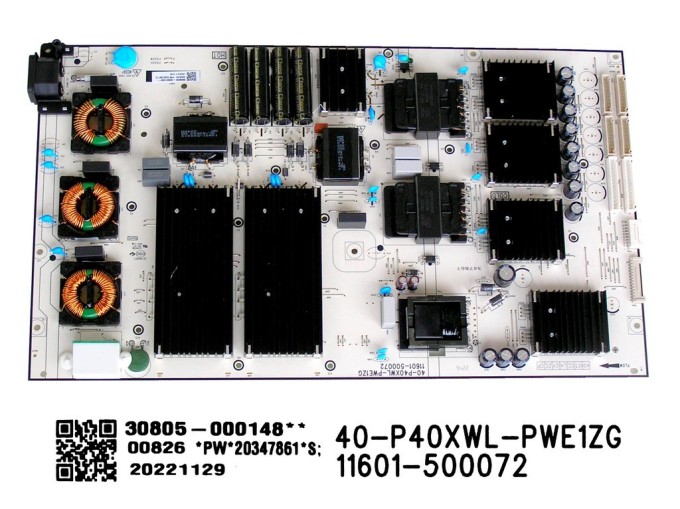 LCD modul zdroj TCL 30805-000148 - SMPS napájací doska 40-P40XWL-PWE1ZG