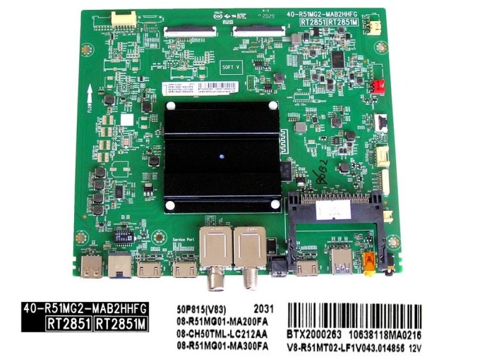 Základná doska LCD LED TCL 08-R51MG01-MA200FA / Main board 40-R51MG2-MAB2HHFG