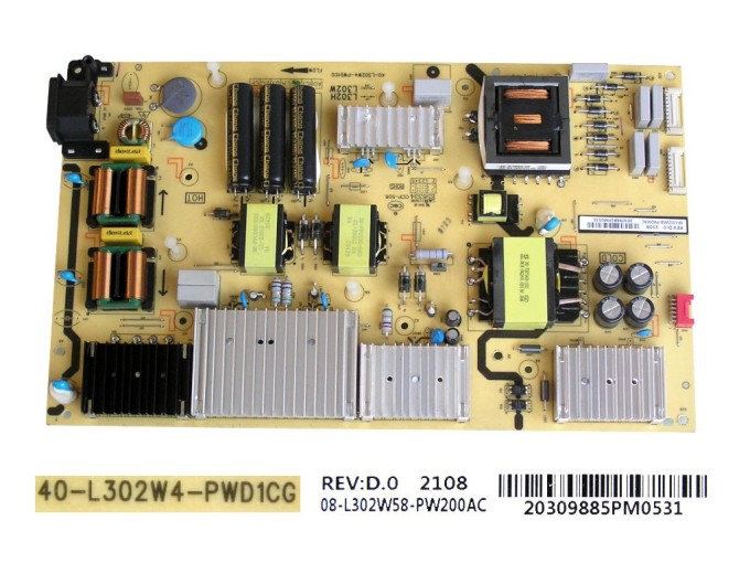 LCD Modul Zdroj TCL 08-L302W58-PW200AC / SMPS Power Supply Board 40-L302W4-PWD1CG