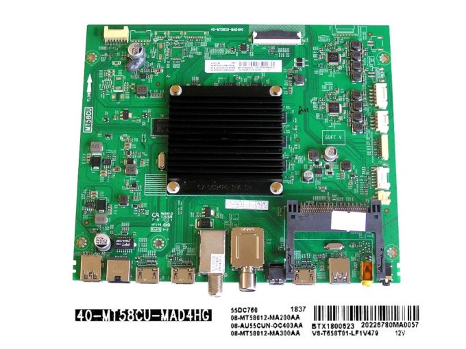 Základná doska LCD LED TCL 08-MT58012-MA200AA / Main board 40-MT58CU-MAD4HG
