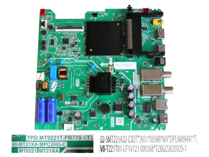 LCD modul základná doska TCL 02-5MT221A32-C03T / main board 40-MT21XA-MPC2HG-C