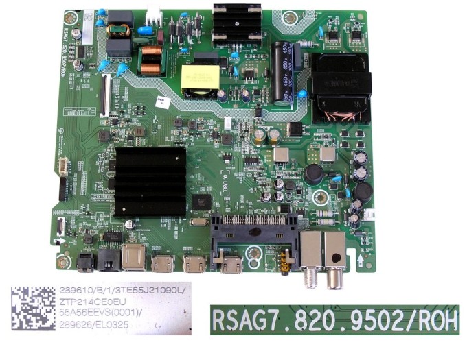 LCD modul základná doska Hisense 55A7100F - main board 55A56EEVS (0001)