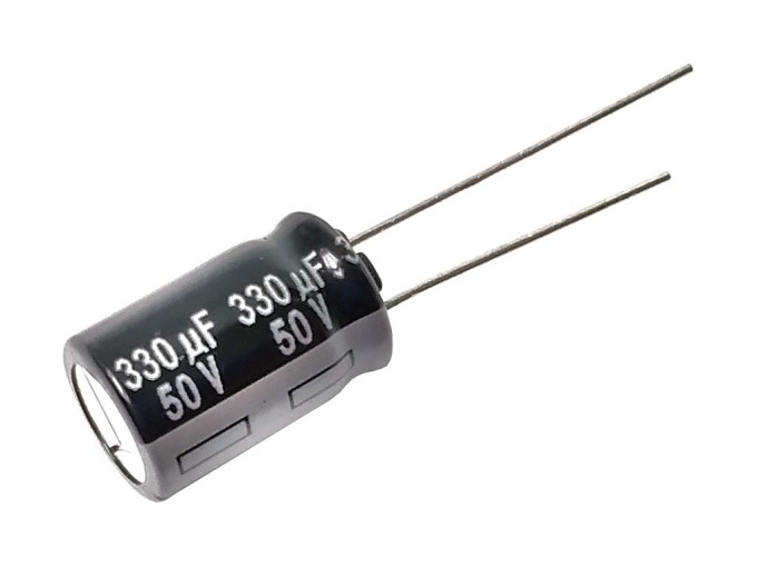 Panasonic NHG 330uF/50V 105°C Elektrolytický Kondenzátor Low ESR