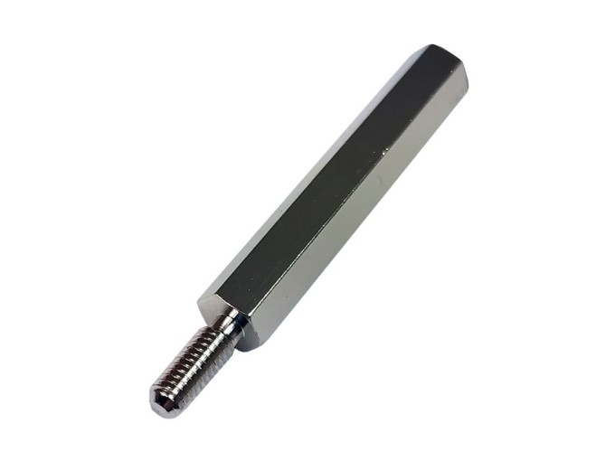 Kovový šesťhranný distančný stĺpik M3 30mm