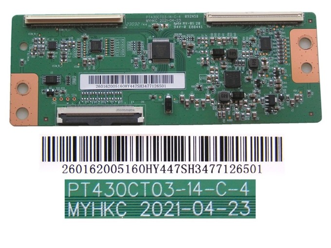LCD T-CON modul PT430CT03-14-C-4 / TCON board 260162005160HY447