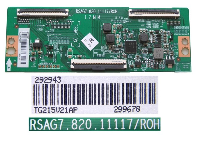 LCD T-CON modul RSAG7.820.11117 pre Hisense 65A6G