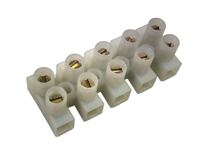 Rádiová svorkovnica 5 pin transparentná 4.0mm²