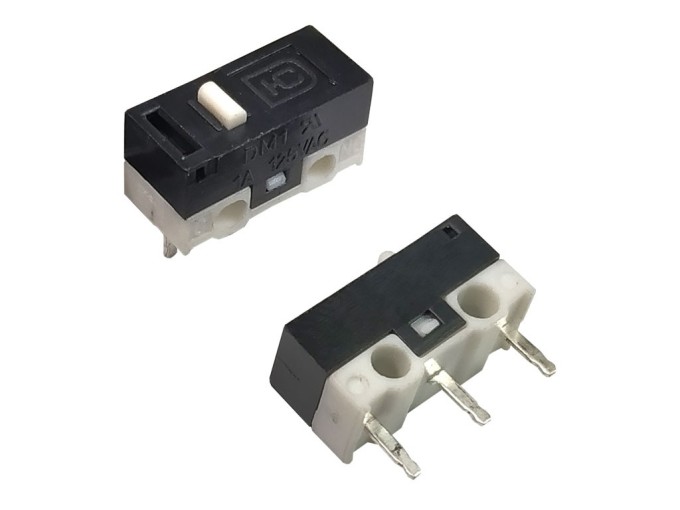 Mikrospínač DM-03S00P SNAP ACTION pre plošné spoje