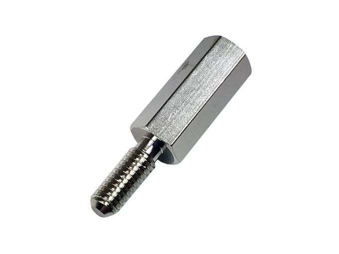 Kovový šesťhranný distančný stĺpik M3 - vonkajší/vnútorný závit, 12mm