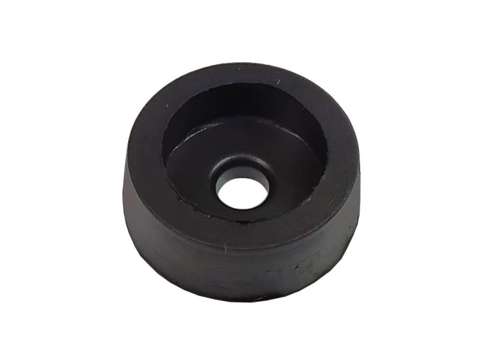 Podstavec z tvrdenej gumy priemer. 14mm, výška 5mm, montáž na šroubek
