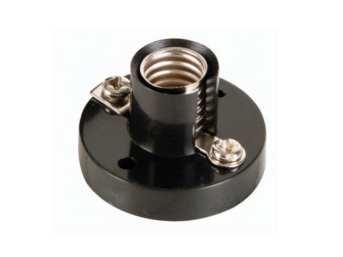 Izolovaná objímka pre žiarovku E10 s rozšírenou základňou