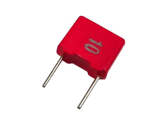 Kondenzátor fóliový 100nF / 100V DC, MKT, ±10%, RM=5.0mm