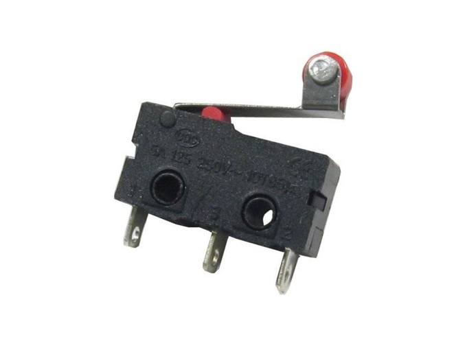 Mikrospínač KW11-3Z s kladkou 250V/5A