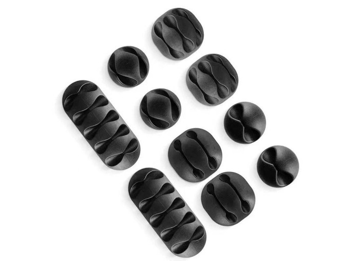 SWISSTEN klipy na káble - set 10 ks