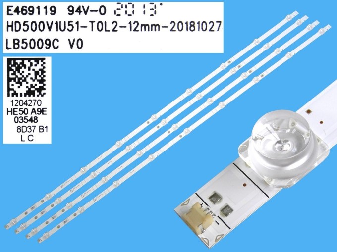 Sada LED podsvietenia 960mm pre TV Hisense HE50A9E - 4 kusy