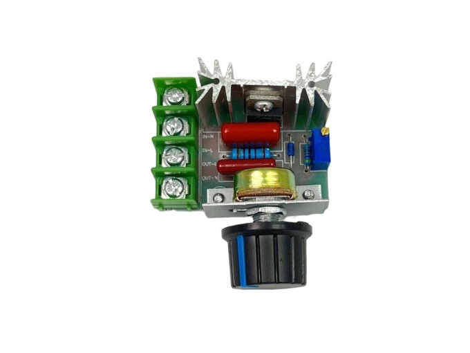 Triakový regulátor otáčok pre komutátorové motory 50-250V AC 25A