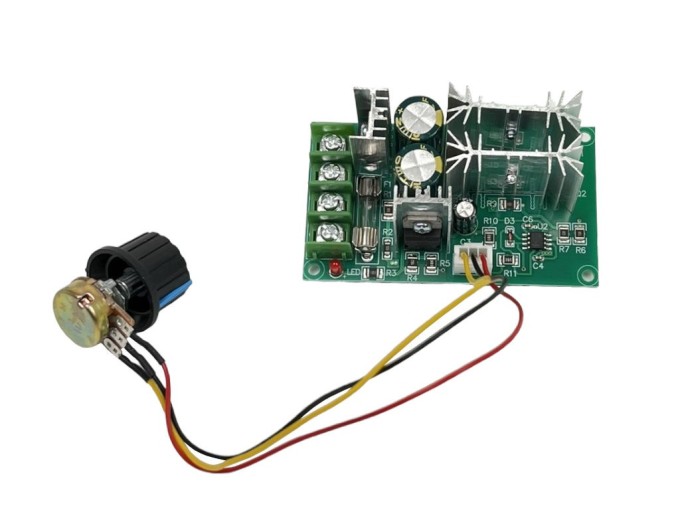 PWM regulátor otáčok DC motorov 9-60V 20A
