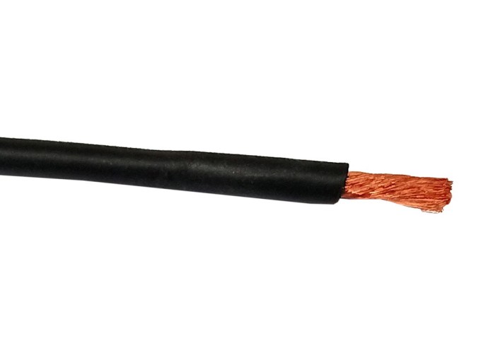 Silikónový kábel 1.5mm² s mäkkým jadrom - metráž čierny