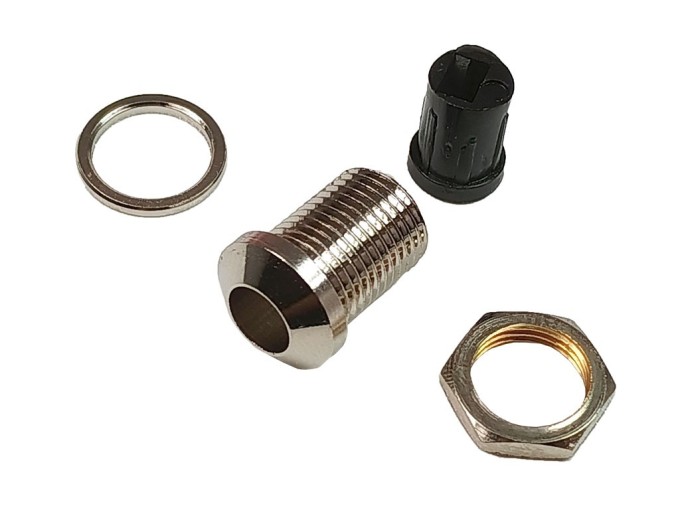 Kovový niklovaný držiak LED diódy 5mm PLED-50