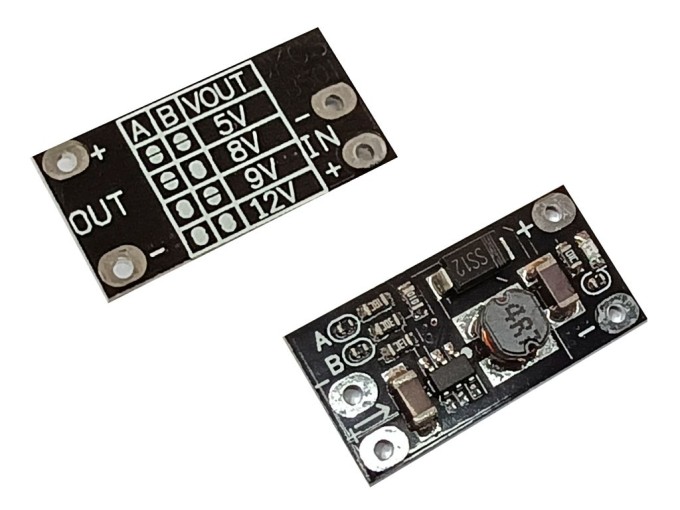 Modul STEP UP menič 5-12V / 1A pre Li-Ion